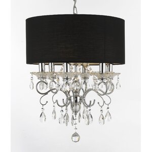 6-Light Drum Chandelier