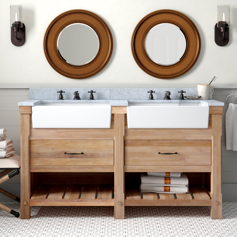 Reeves 60 Double Bathroom Vanity Reviews Birch Lane Reeves 60 Double Bathroom Vanity
