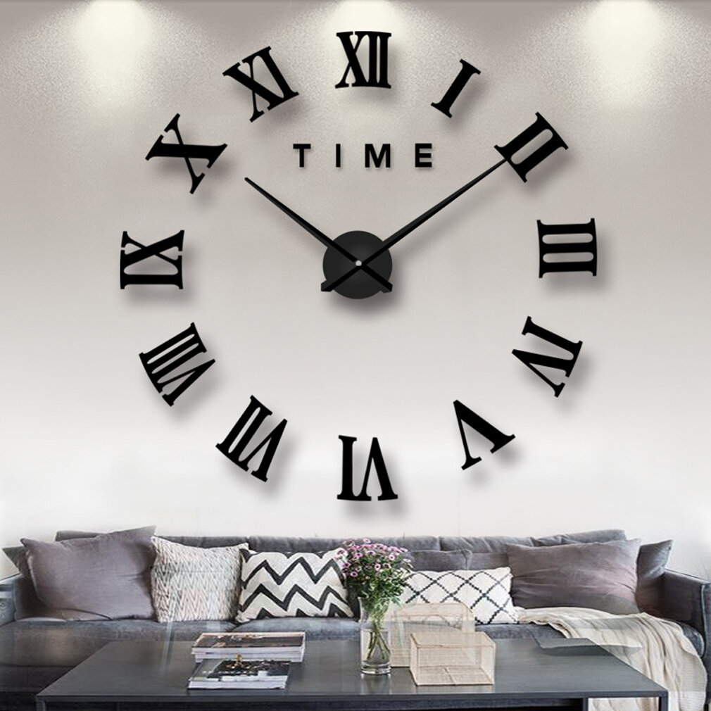 Wrought Studio Oversized Attapulgus Diy Creative Design 32 Wall Clock Reviews Wayfair