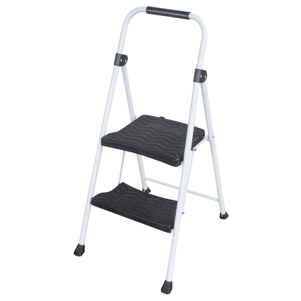 for Home Garden 67 cm pedkit Aluminium Double-Sided Step Ladder 3 Steps Folding Ladder Lightweight Portable
