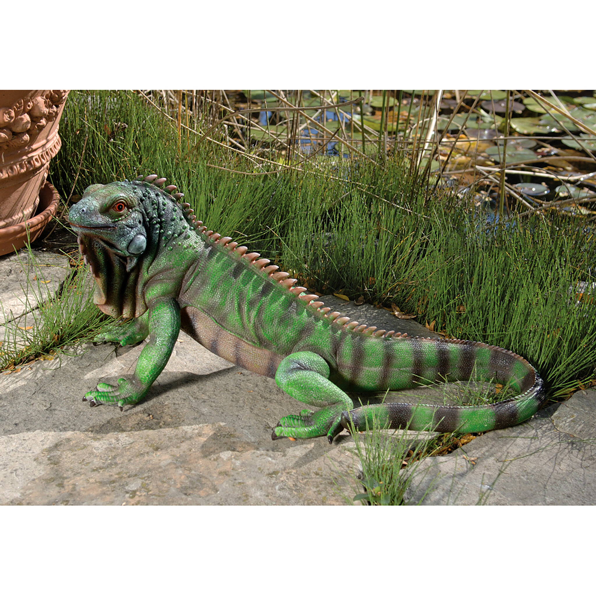 Garden Statues & Lawn Ornaments Garden & Patio Stone Large lizard Quality Detail and finish 