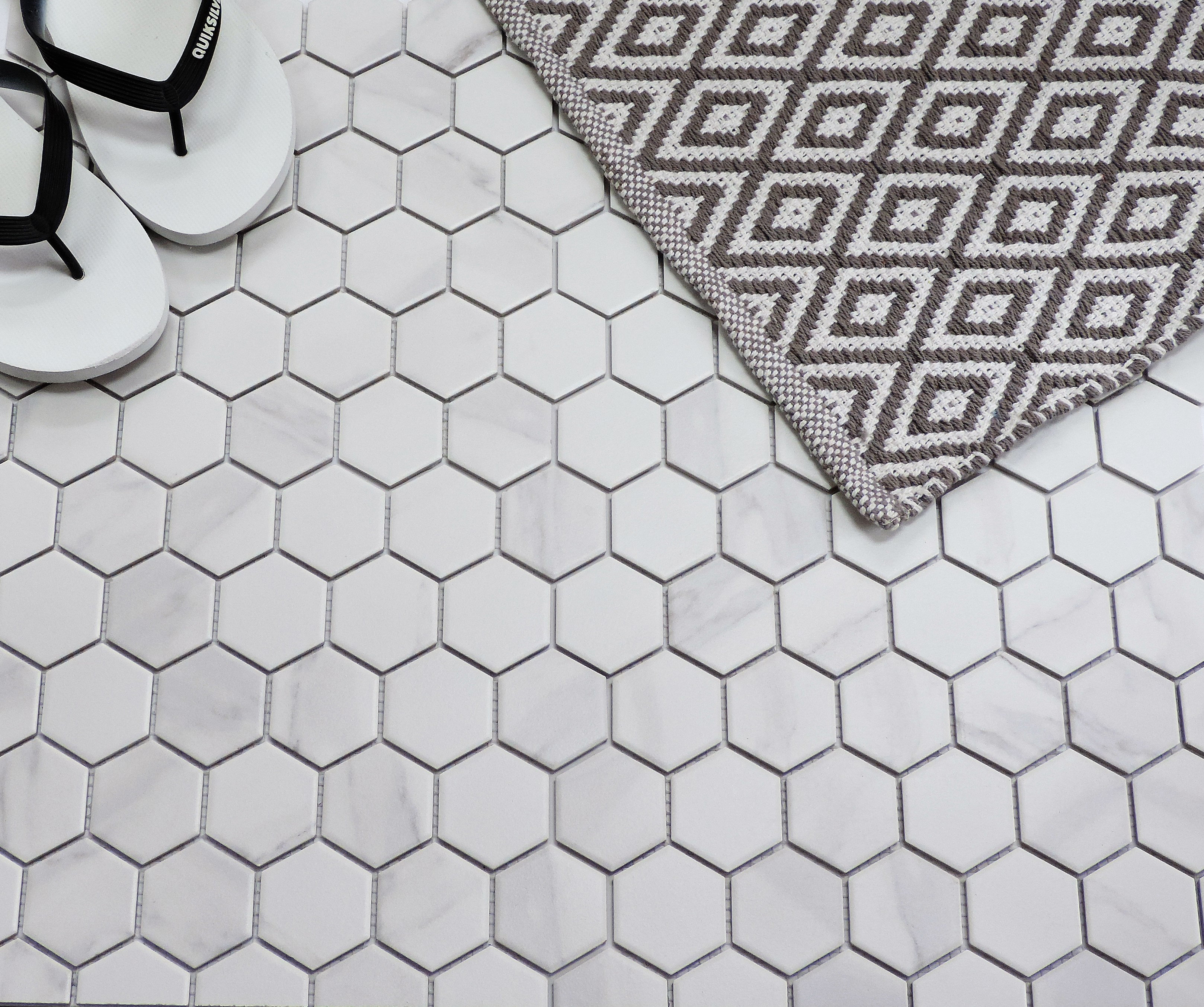 Themosaicfactory Barcelona 2 X Porcelain Mosaic Tile In Porcelain Mosaic Tile