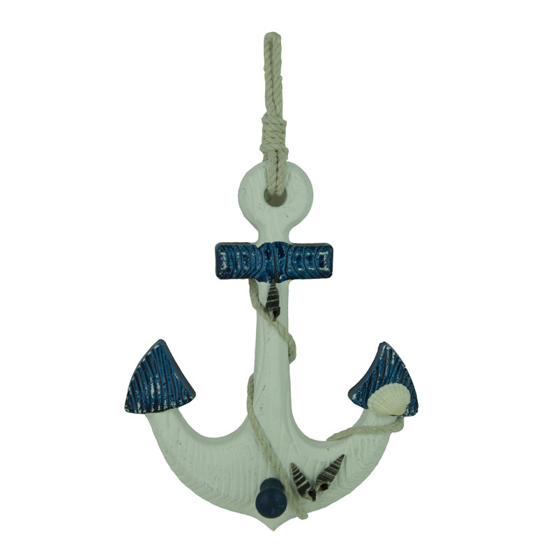 Attractiondesignhome Wooden Nautical Anchor Hanging Hook Wall
