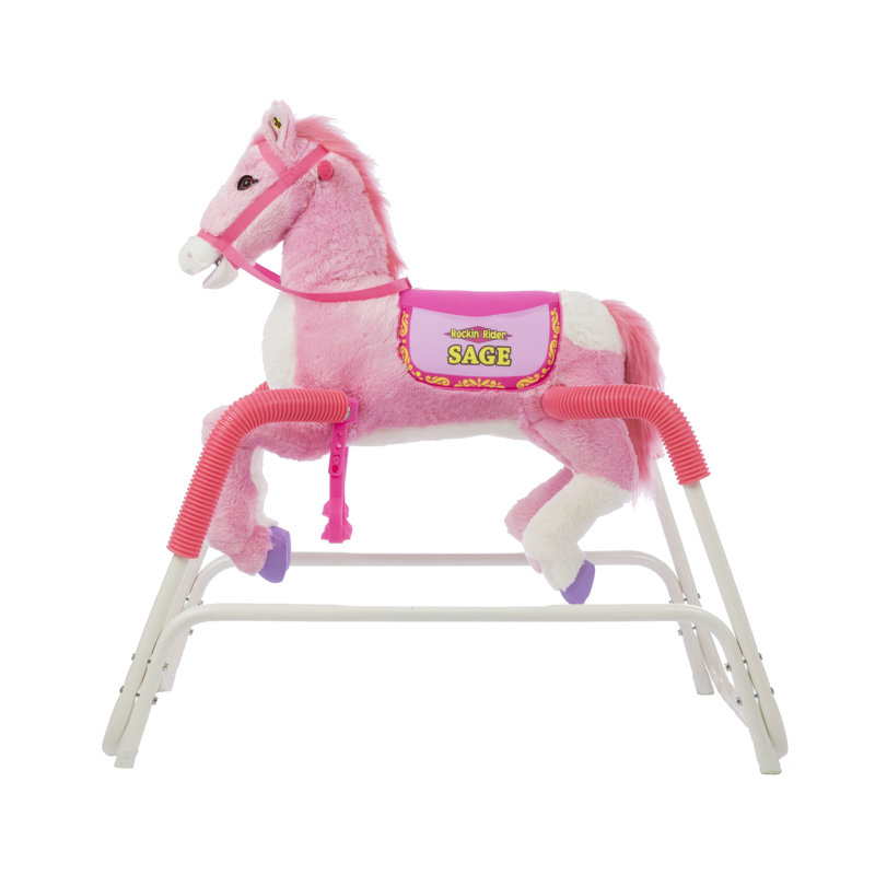 pink spring horse