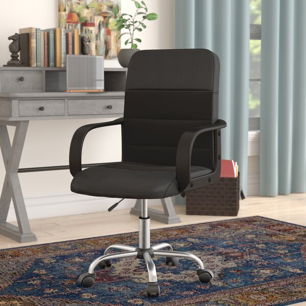 Upholstered Swivel Desk Chair Wayfair
