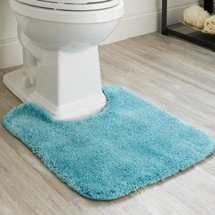 Blue Contour Bathroom Rug Wayfair Save