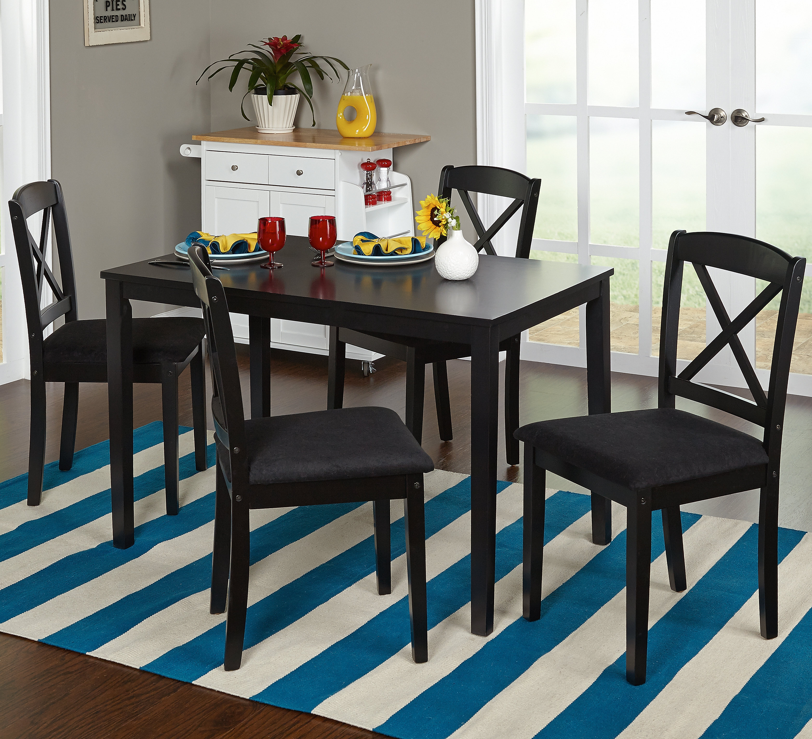August Grove Scarlett 5 Piece Dining Set & Reviews | Wayfair August Grove Scarlett 5 Piece Dining Set & Reviews | Wayfair