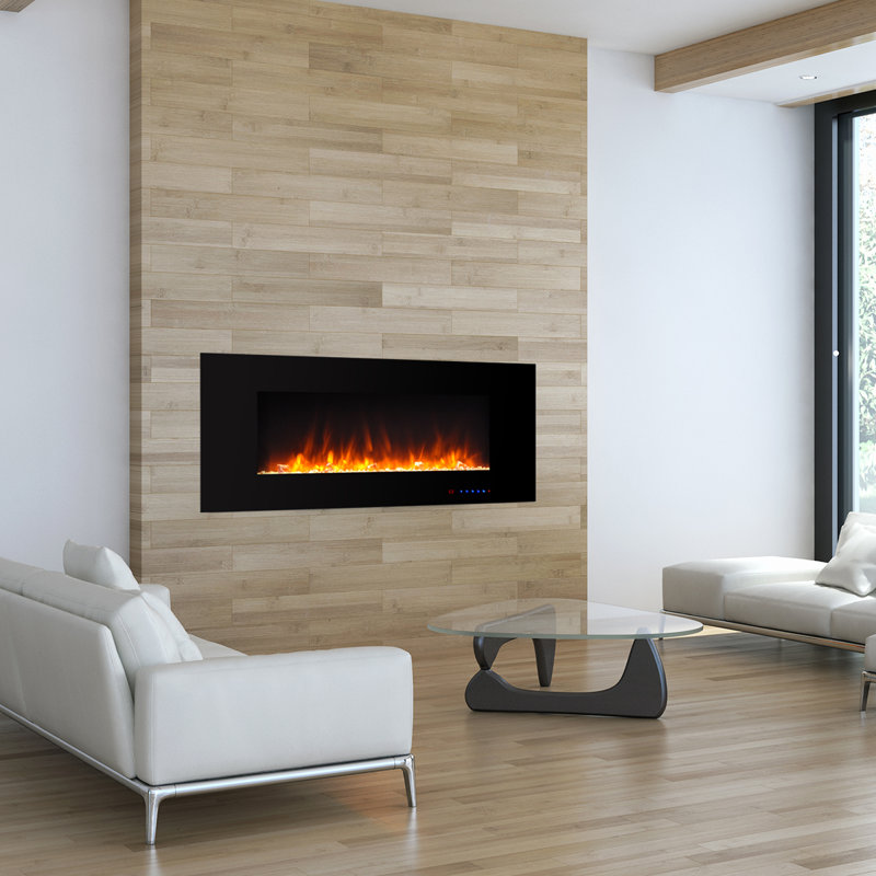 Orren Ellis Krystal Wall Mounted Electric Fireplace Reviews