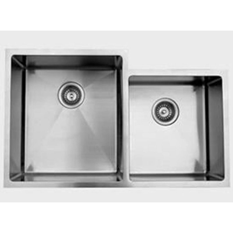 Ukinox Stainless Steel 34 L X 21 W Double Basin Undermount Kitchen Sink With Basket Strainer Wayfair