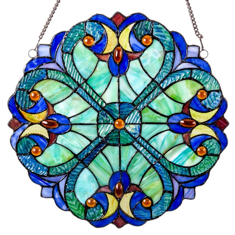 Stained Glass Wall Decor - Tiffany Stained Glass Window Panel