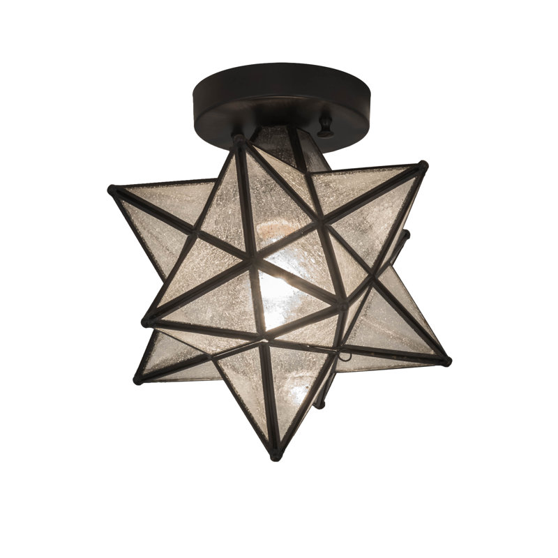 Alcott Hill Backus Star 1 Light Semi Flush Mount Reviews Wayfair