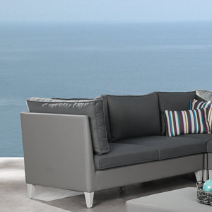 Zweiersofa Anna mit Kissen von Kampen Living