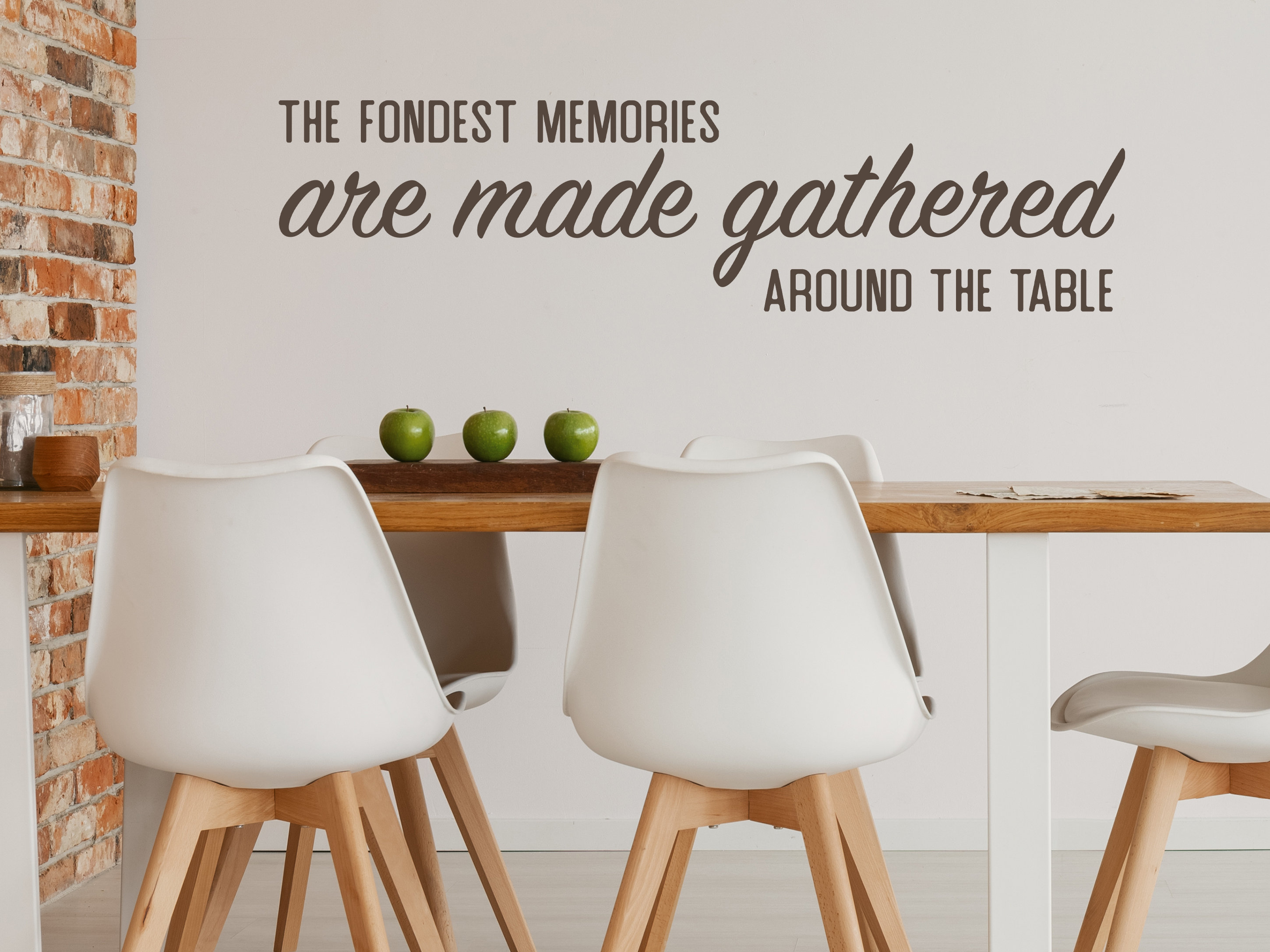 Story Of Home Decals The Fondest Memories Are Made Gathered Around the
