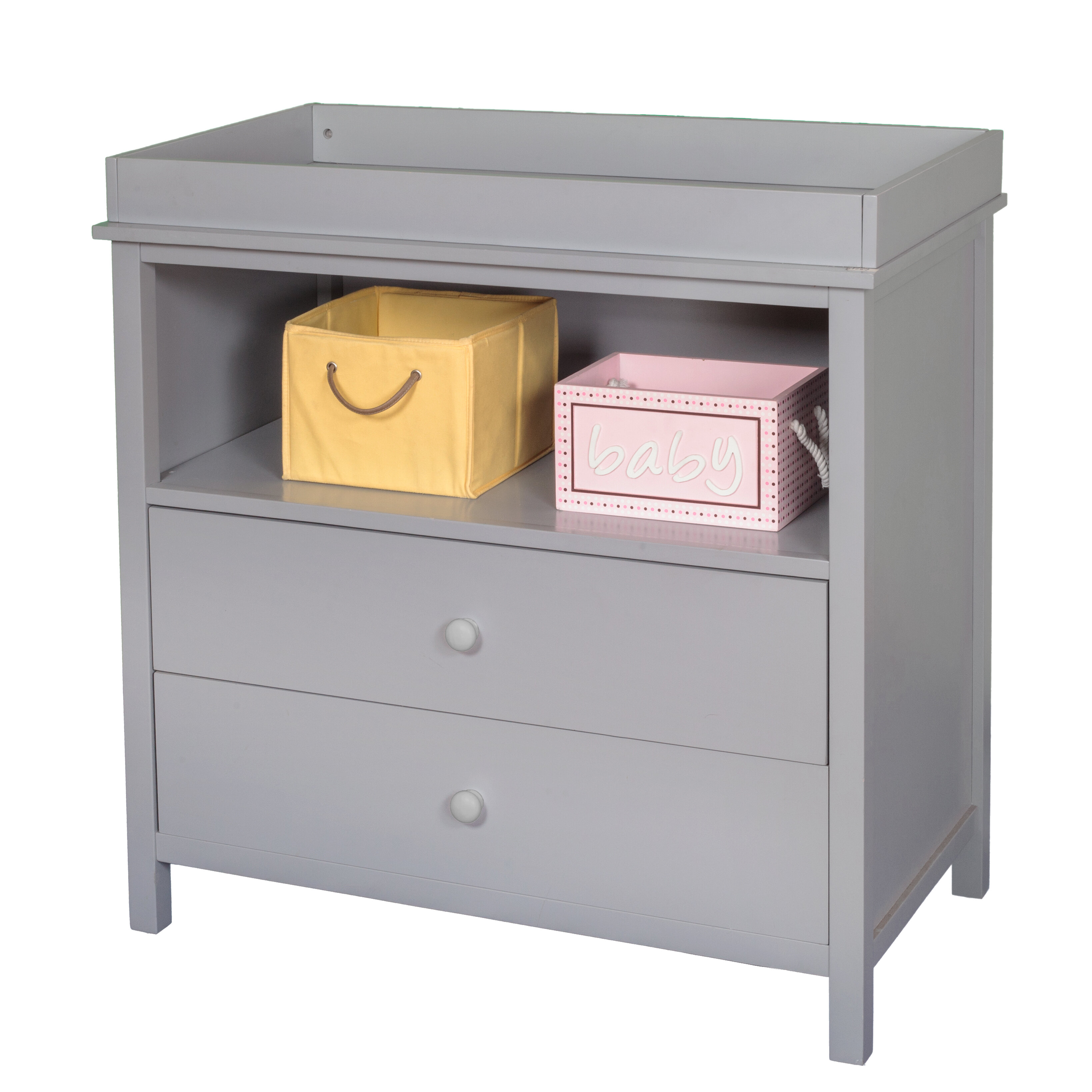 Gray Crib And Changing Table Wayfair