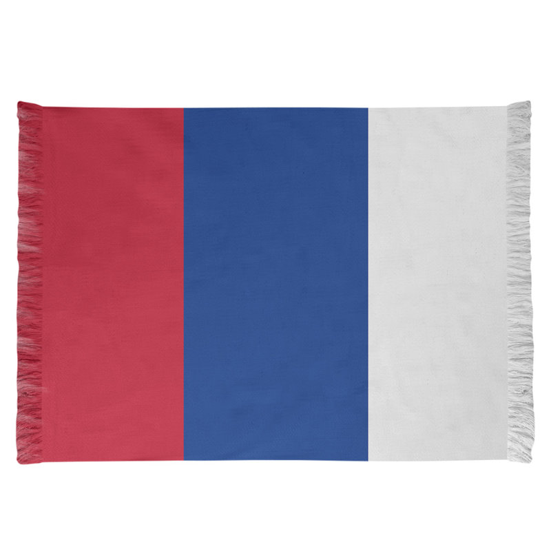 East Urban Home New England Throwback Football Blue Red Area Rug Wayfair