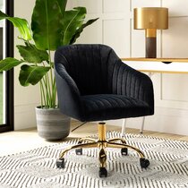 black and gold task chair