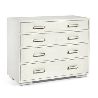 Studio A Toile Linen Bedside 3 Drawer Chest Wayfair