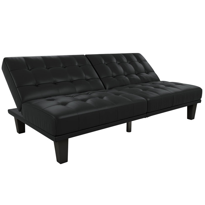 Wade Logan Haysi Futon Lounger Convertible Sofa Reviews Wayfair Ca Haysi Futon Lounger Convertible Sofa