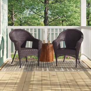 threshold wicker patio cafe chair