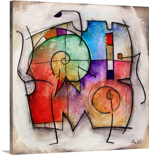 Canvas On Demand Galaxy Iii By Eric Waugh Painting Print On
