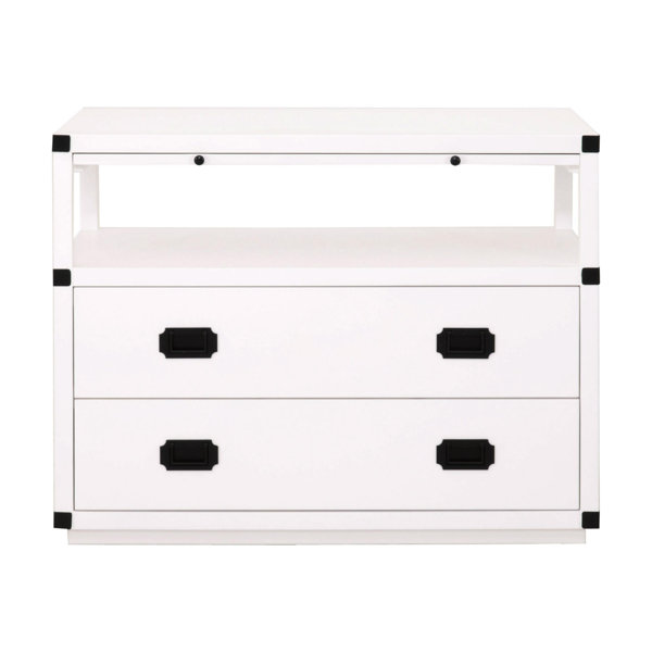Nightstand With Pull Out Tray Wayfair