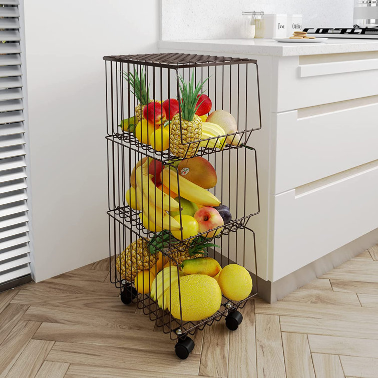 Prep & Savour Fruit Metal/Wire Basket Set & Reviews | Wayfair