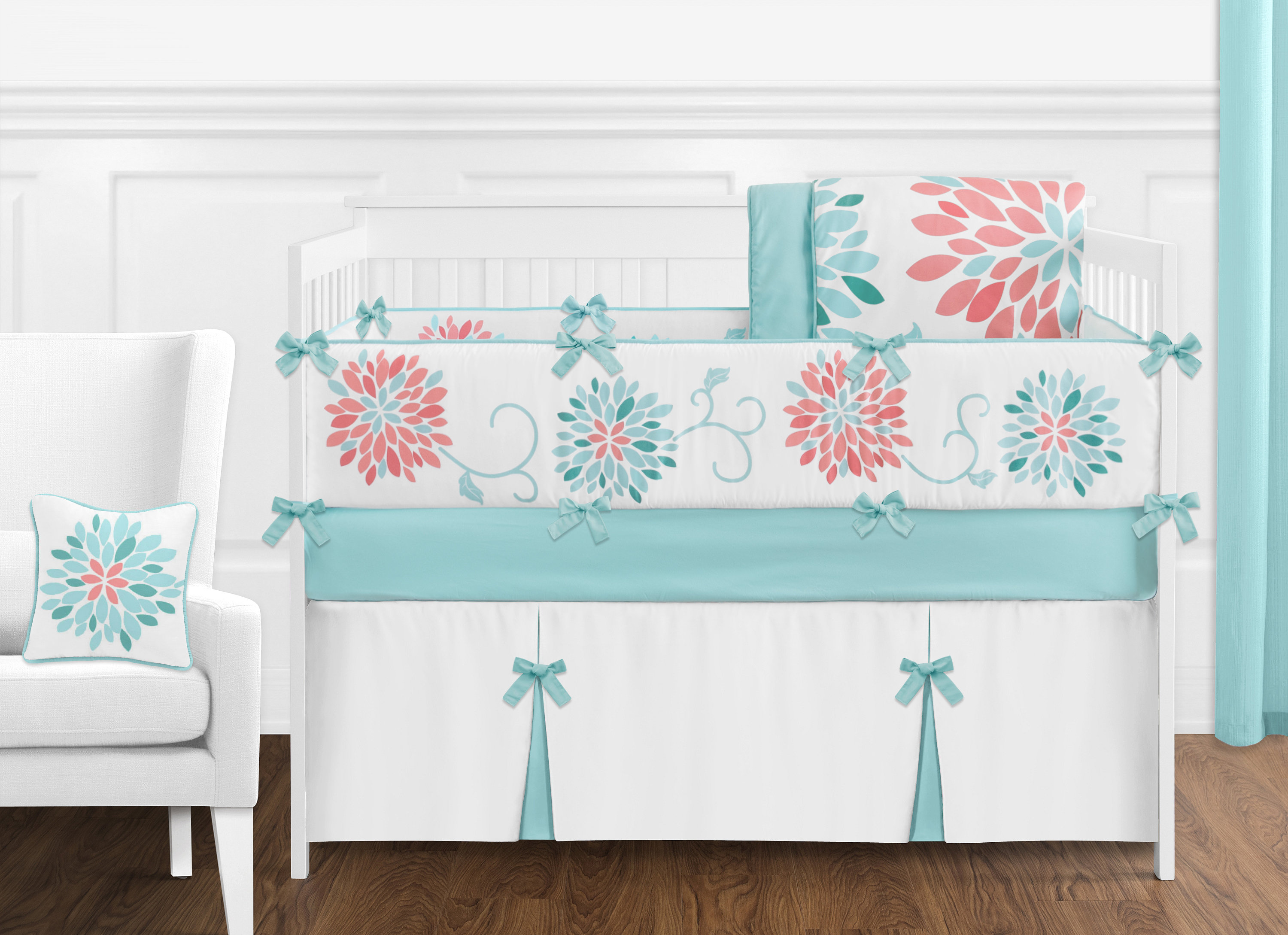 Sweet Jojo Designs Emma 9 Piece Crib Bedding Set Reviews Wayfair