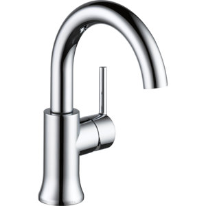 Trinsicu00ae Bathroom Single hole Single Handle Bathroom Faucet with Drain Assembly and Diamond Seal Technology