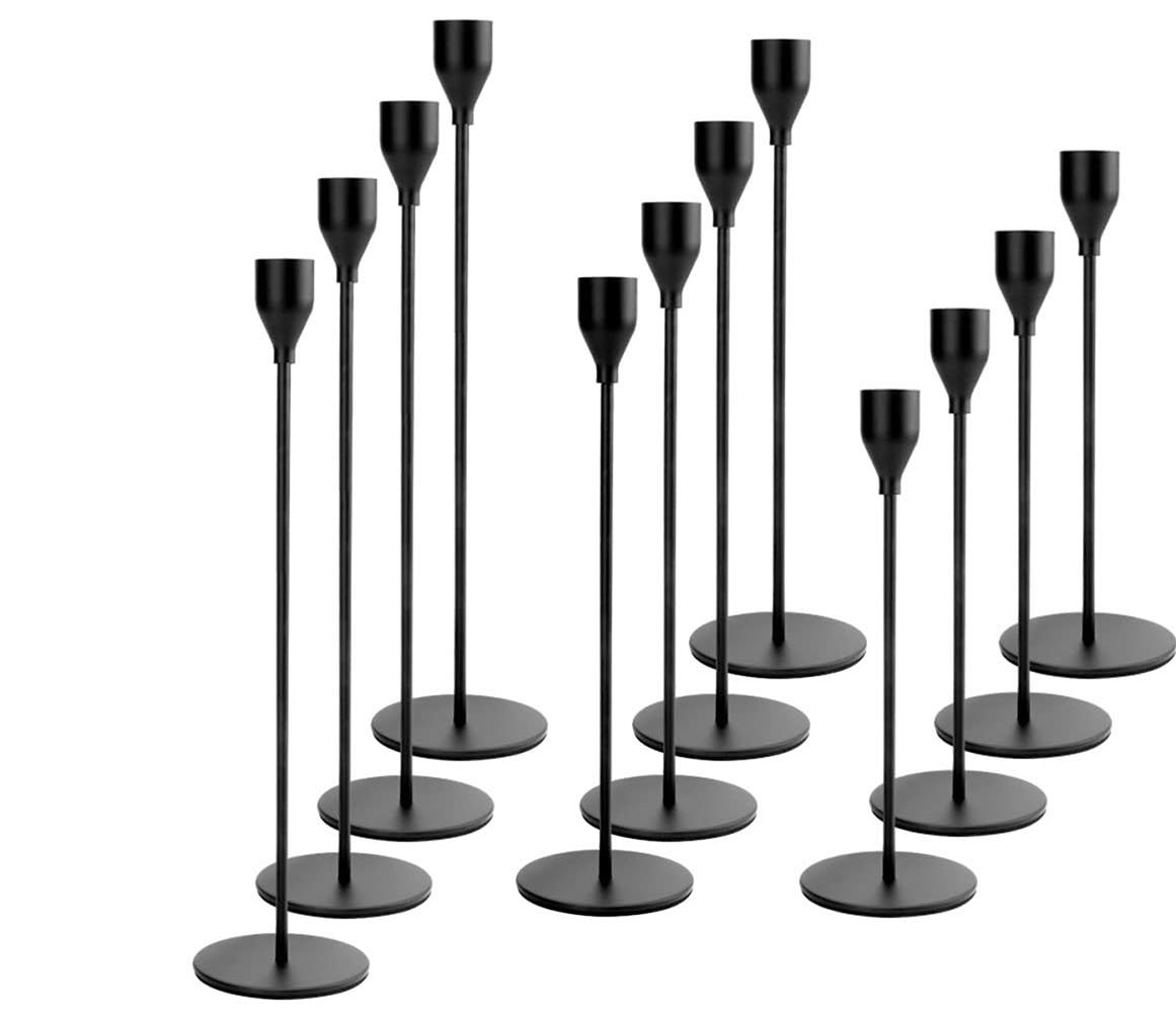 SRHOME Candlestick Holders,Tall Taper Candle Holder Fit 3/4 Inch Thick