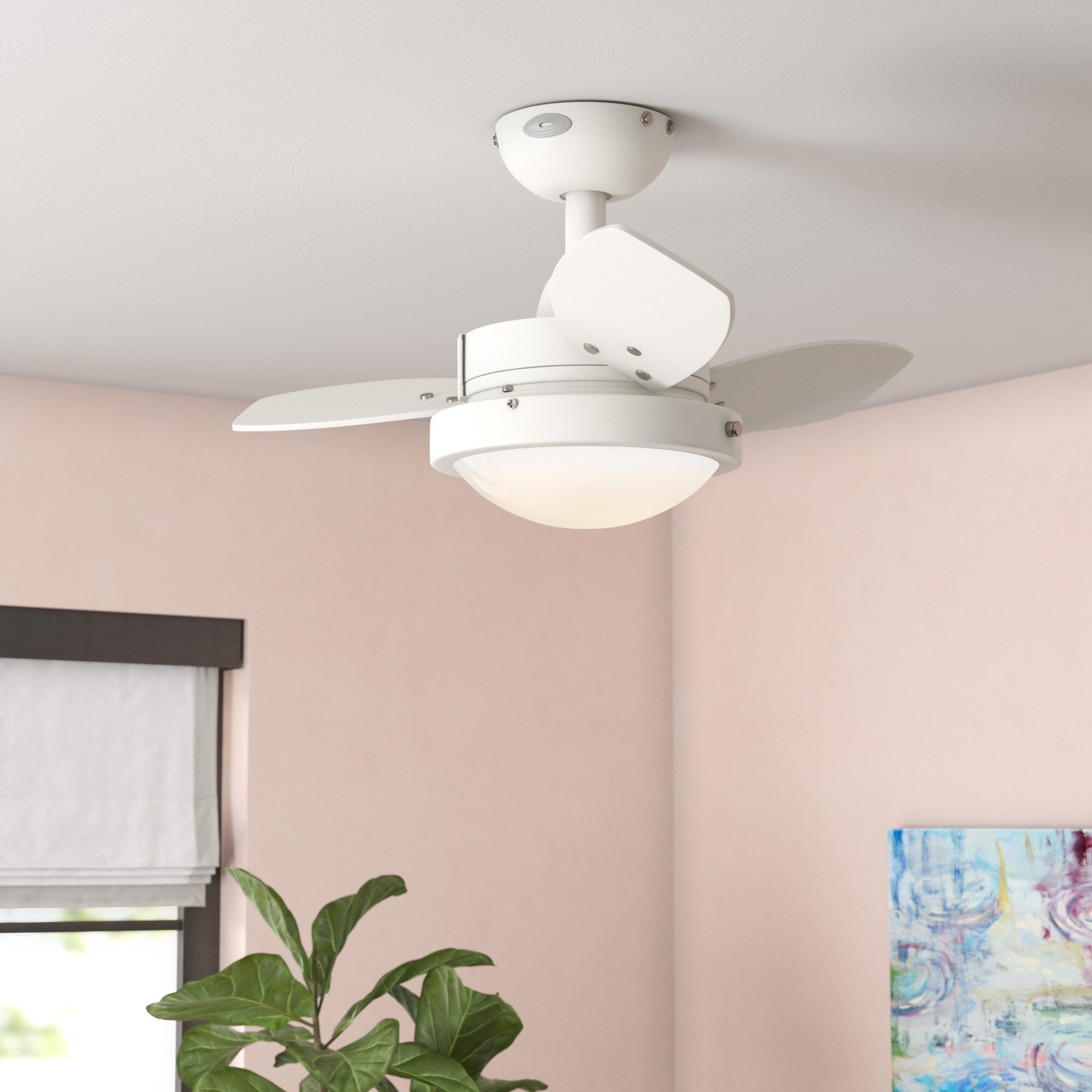 30 Chenery 3 Blade Ceiling Fan Light Kit Included