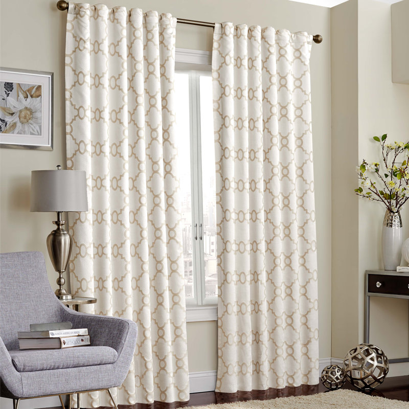 Trellis Thermal Blackout Rod Pocket Curtain Panel Reviews Joss Trellis Thermal Blackout Rod Pocket Curtain Panel