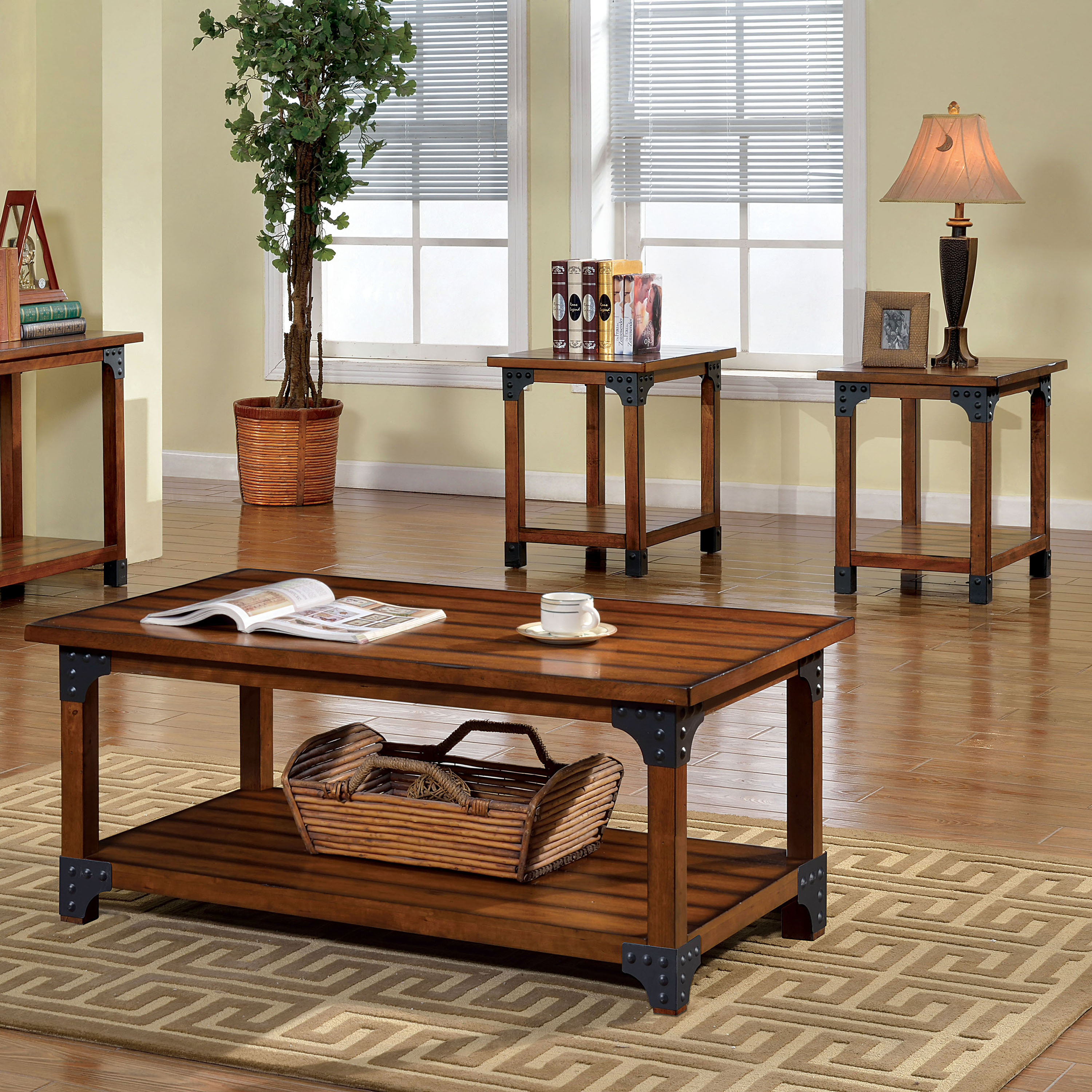 country style coffee table sets