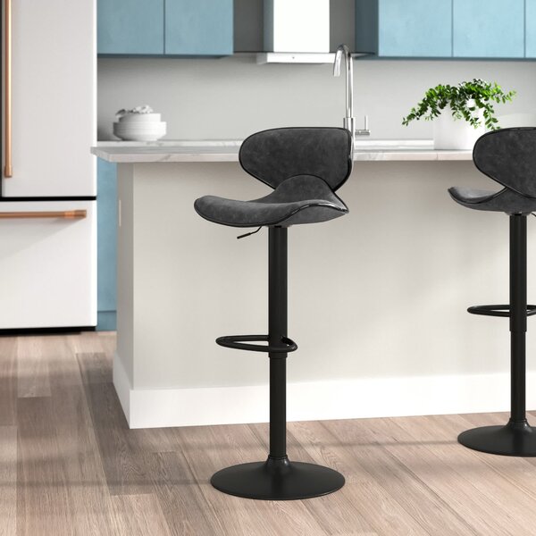 Details about   2PCS Mid-Back PU Leather Swivel Office Ergonomic Chair Adjustable Stools Swivel 