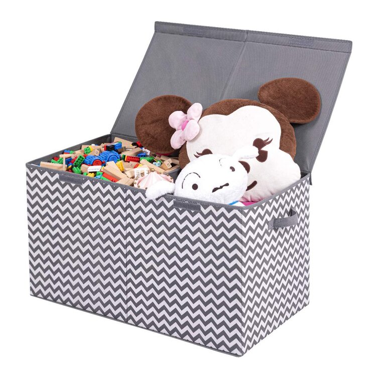 Gracie Oaks Fodable Toy Box Toy Chest Storage Organizer 24’’(l) X 13 ...