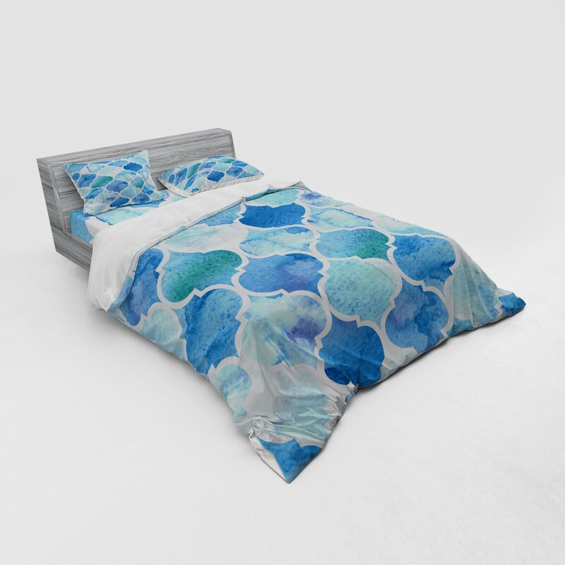 East Urban Home Watercolor Duvet Cover Set Wayfair