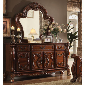 Rangely 7 Drawer Combo Dresser with Mirror by Astoria Grand