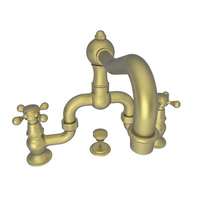 Chesterfield Widespread Bathroom Faucet with Drain Assembly Newport Brass Finish: Antique Brass