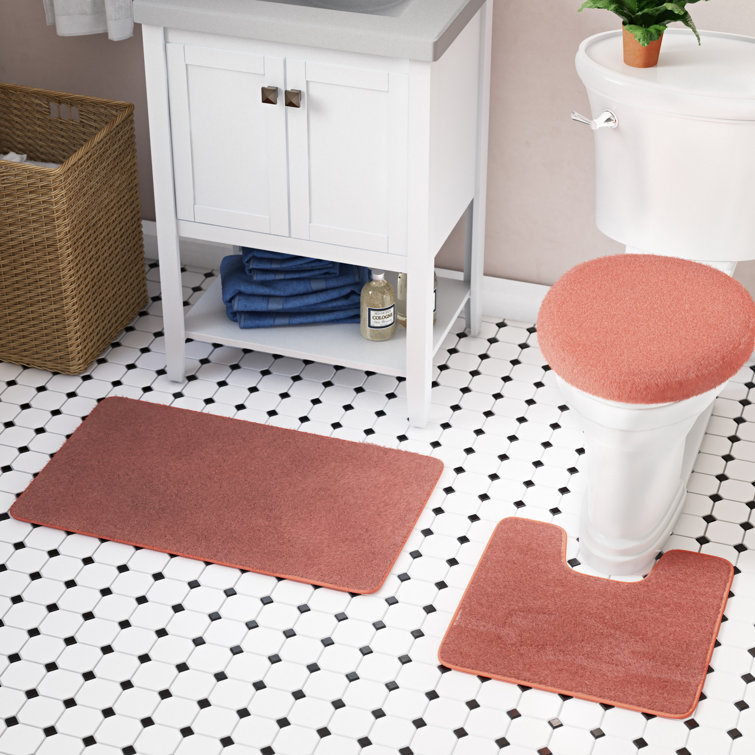 Red Barrel Studio® Baboquivari Rectangle NonSlip 3 piece Bath Rug Set