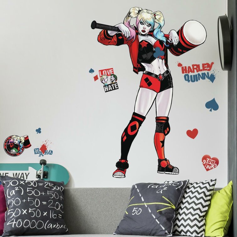 Harley Quinn Wall Decal Sticker Bedroom Vinyl Kids DC Batman Suicide Squad Art 