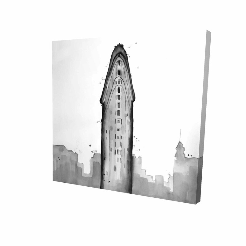 Williston Forge New York City Flatiron Building Oil Painting Print On Wrapped Canvas Wayfair