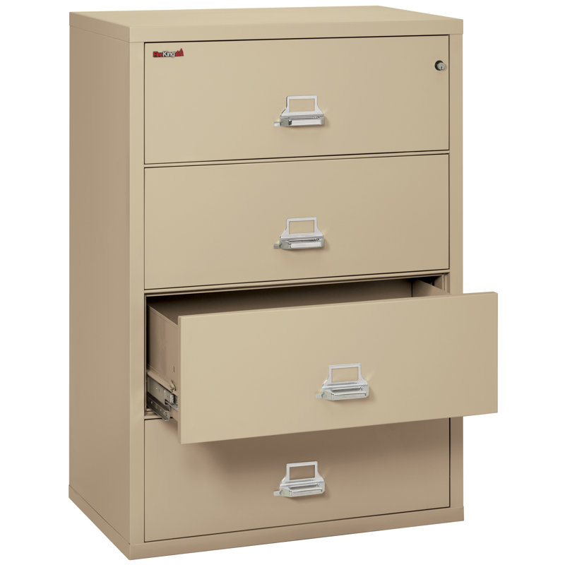 Fireking Fireproof 4 Drawer Vertical File Cabinet Wayfair Fireking Fireproof 4 Drawer Vertical
