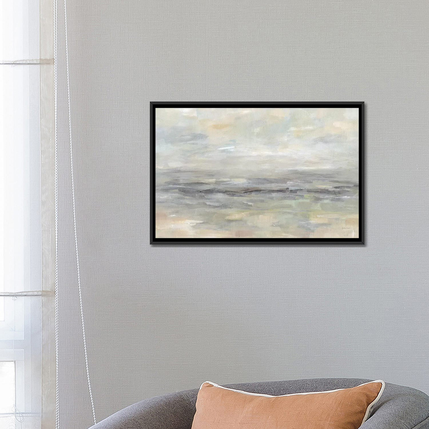 East Urban Home Cynthia Coulter Stormy Grey Landscape - Print & Reviews ...