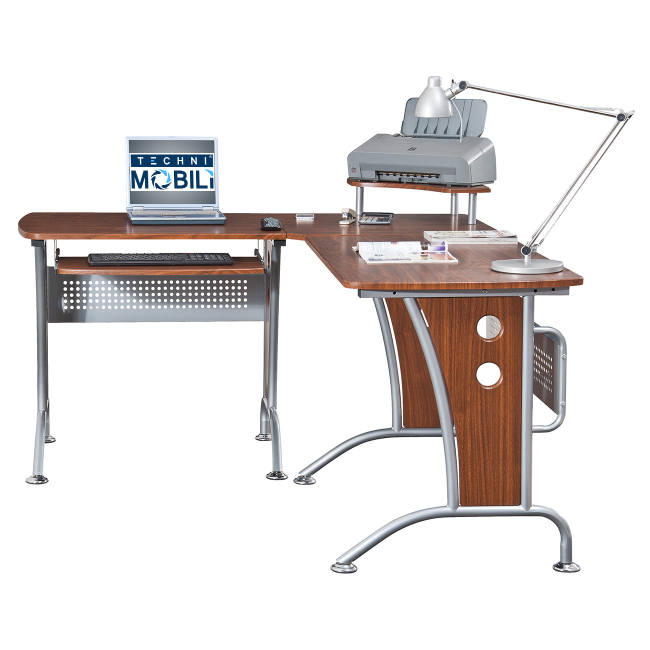 Inbox Zero Jeffre LShaped Desk Wayfair