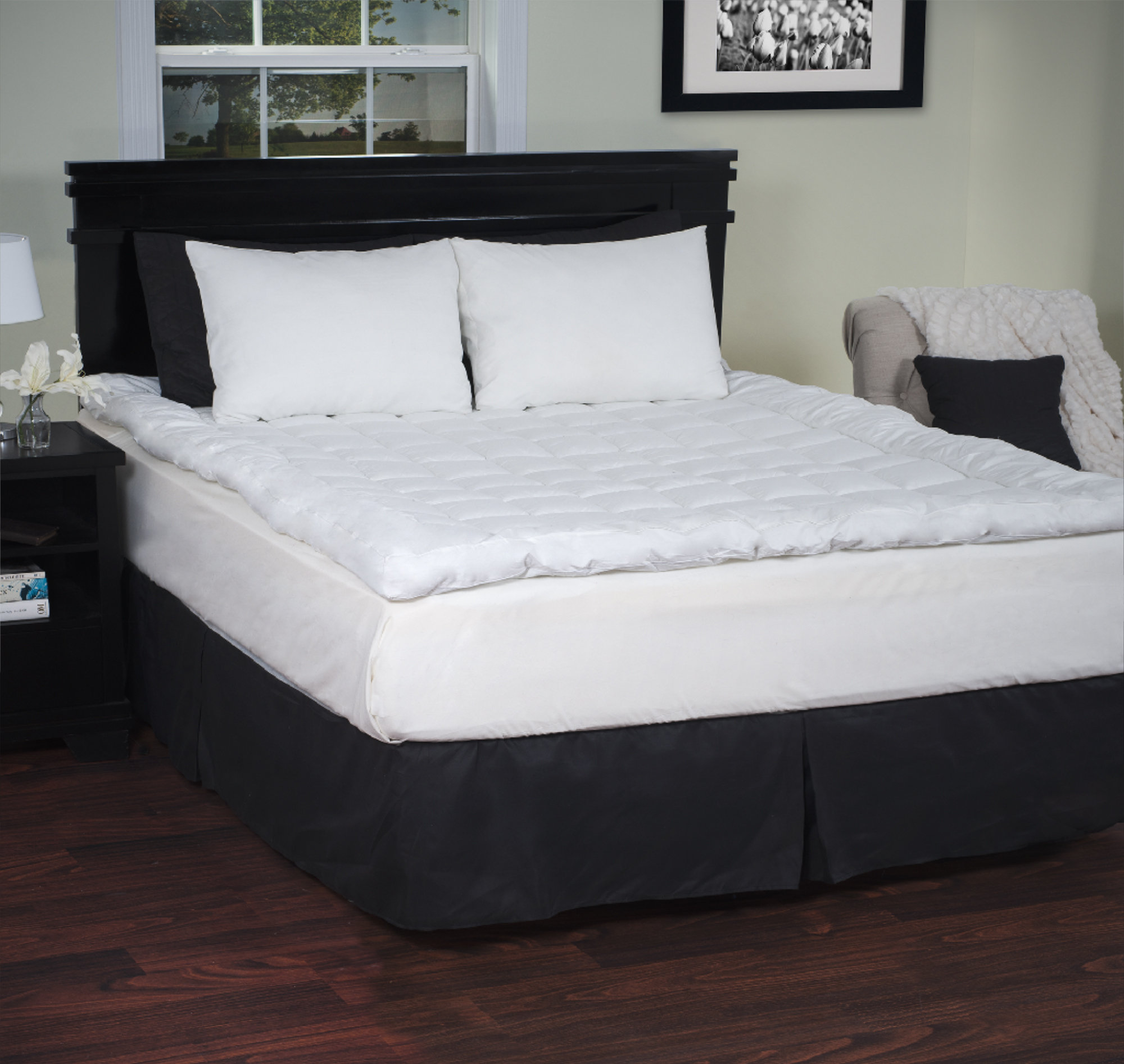 NEW Simmons Down Alternative Comforter Twin 233 Thread Count Cover White