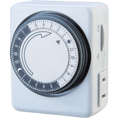 24 Hour Mini Mechanical Timer Set of 4 Canarm