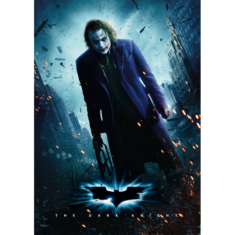 Mightyprint Dark Knight Heath Ledger Joker Wall Decor Wayfair
