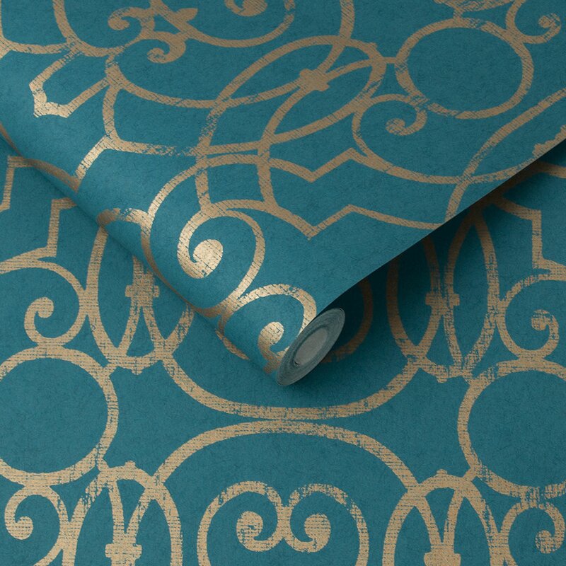 Graham & Brown Shoji Damask Peel & Stick Wallpaper Roll & Reviews ...