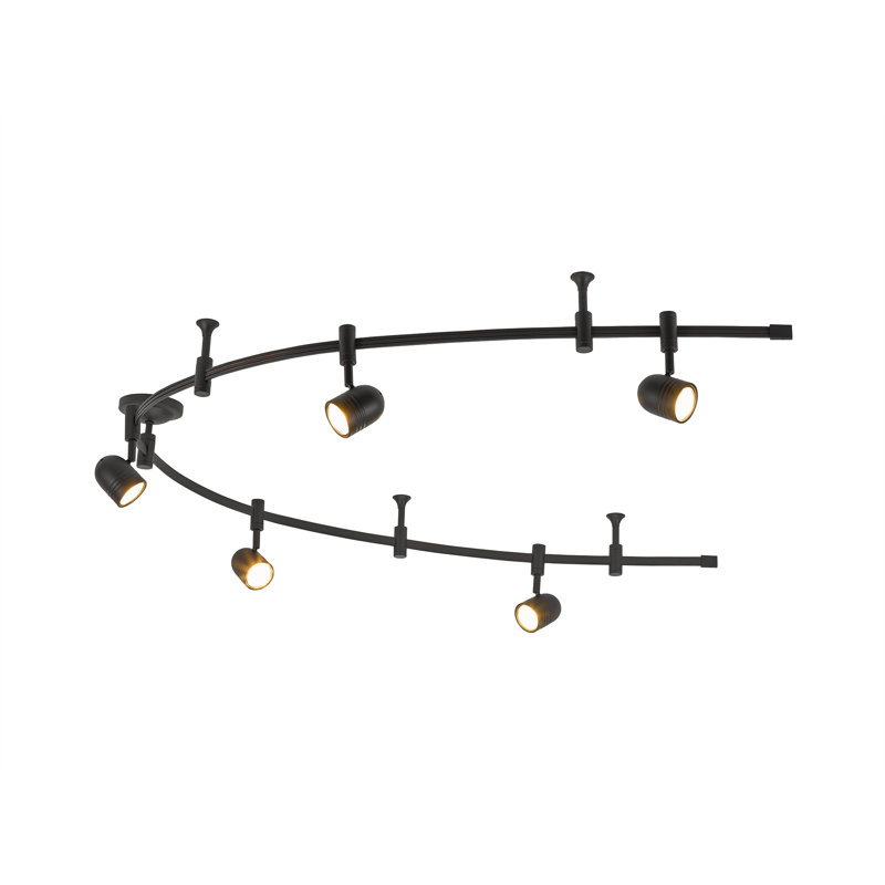 Catalina Lighting Flex 5 Light Track Kit Reviews Wayfair Catalina Lighting Flex 5 Light Track