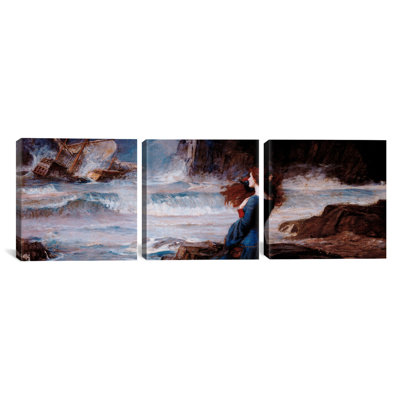 John William Waterhouse The Tempest Canvas Art Print Miranda