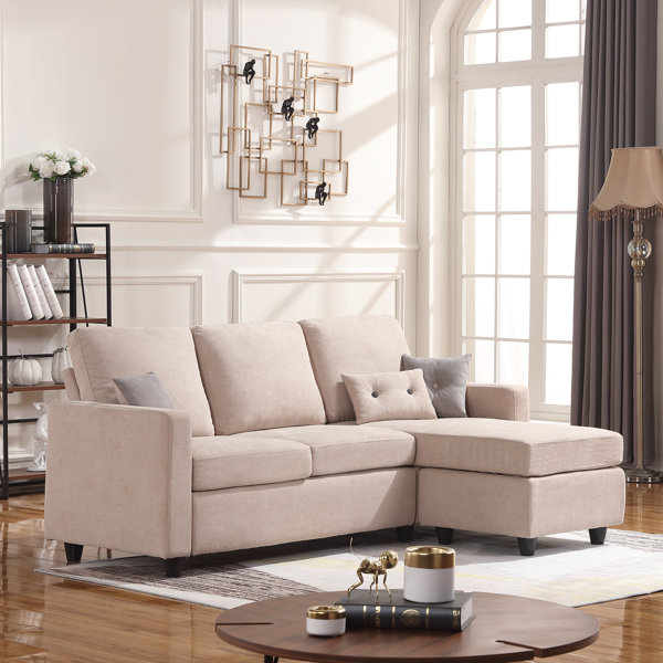 Chaise Sofa With Ottoman Wayfair